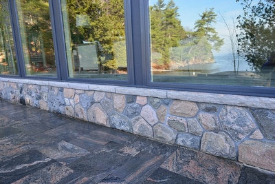 granite wall stone