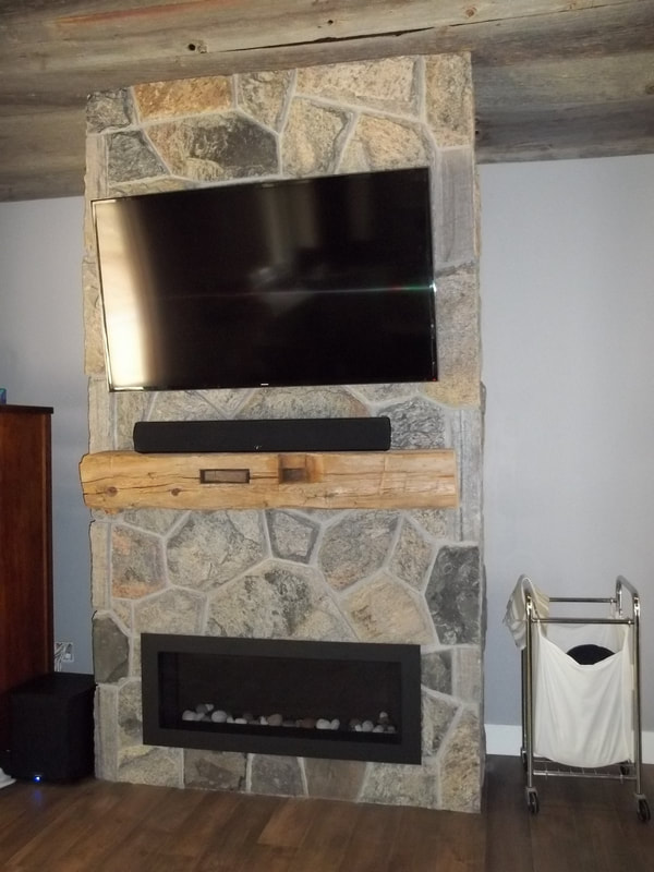 MUSKOKA 5-POINT GRANITE FIREPLACE