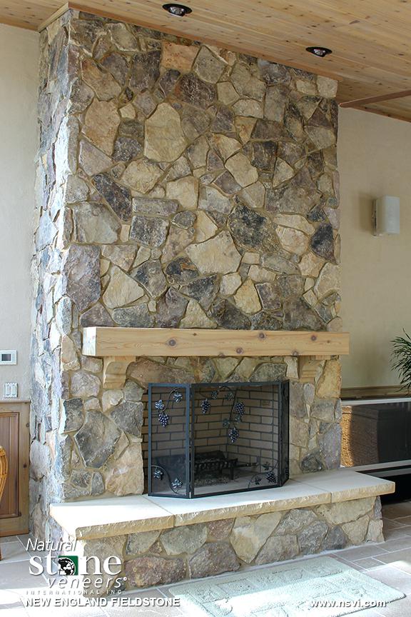 MASONAL RUBBLE BUFF FIREPLACE