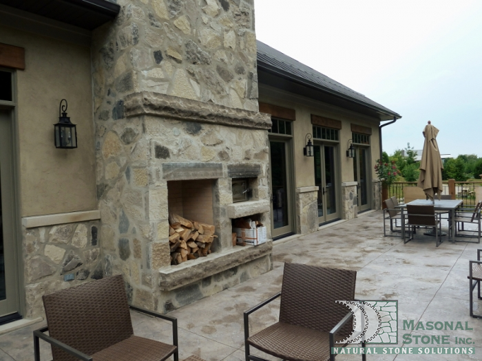 RUBBLE BUFF OUTDOOR FIREPLACE