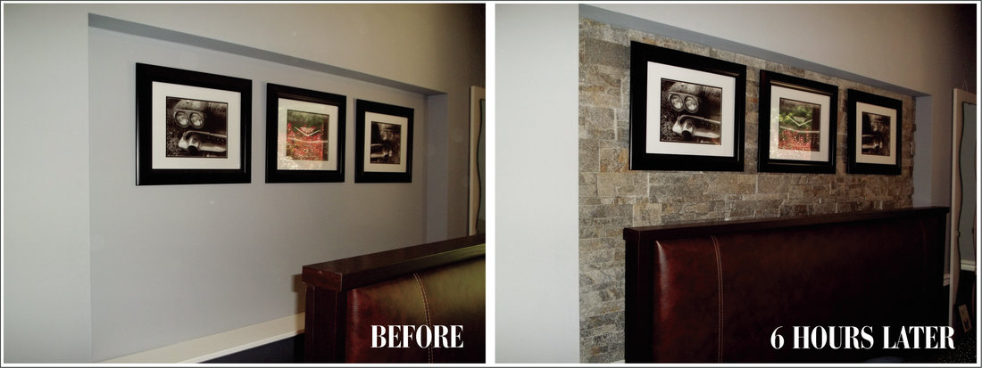 do it yourself stone wall